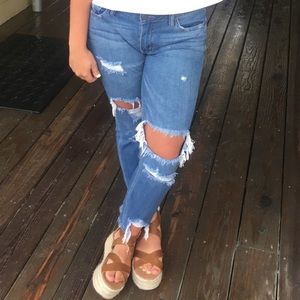 Distressed Blank NYC jeans